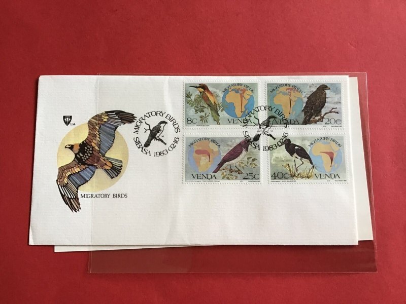 Venda 1983 Migratory Birds  stamp cover R34577 