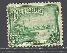 Bermuda Sc # 105 used (BBC)