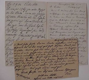 GERMANY  1914 FELDPOST 3 DIFF