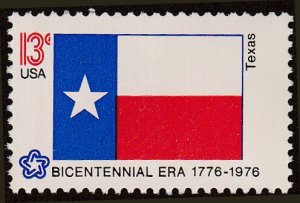 # 1660 MINT NEVER HINGED ( MNH ) STATE FLAG TEXAS