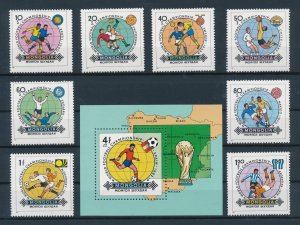 [110573] Mongolia 1982 World Cup Spain Football Soccer With sheet MNH