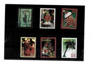 Dominica 2009 - Christmas - Set of 6 stamps - Scott #2719-24 - MNH