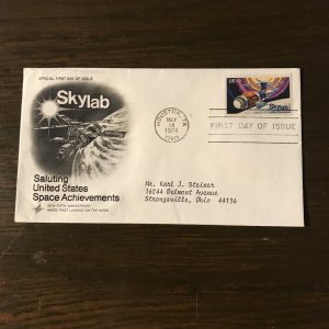 FDC - US 1529 Skylab (2) W/Cachet - Canceled Houston, TX.