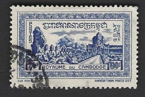 Cambodia - Scott 36 - Angkor Thom - used