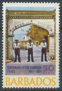 Barbados  SC# 297  MVLH  Harbour Police see details & scans