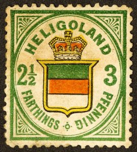 Heligoland Stamps # 20 MH F Scott Value $225.00