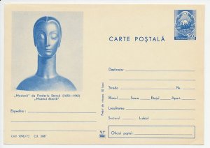 Postal stationery Rumania 1973 Frederic Storck - Madonna