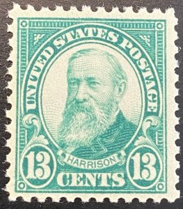 United States #622 Mint Never Hinged 23rd President of the US Benjamin Harrison