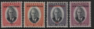 GRENADA 166-9 MINT (LH) F/VF SET OF 4