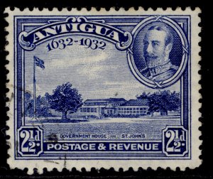 ANTIGUA GV SG85, 2½d deep blue, FINE USED.