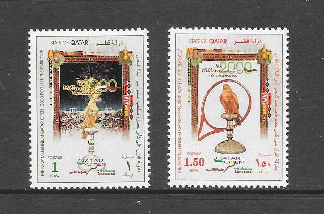 BIRDS - QATAR #934-5-FALCONS TENNIS OPEN  MNH