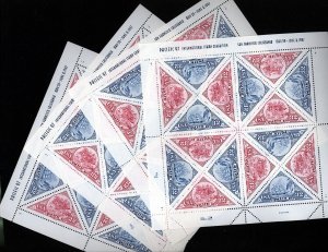 US Scott 3130-31 Pacific 97 (4)  Triangle Sheets of 16 Mint NH (WHOLESALE)