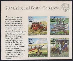 #2438 25 cent Traditional Mail Delivery mint OG NH VF