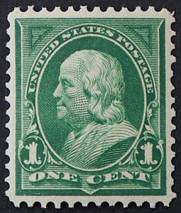 U.S. Mint Stamp Scott #279 1c Franklin. Superb. NH. Post Office Fresh!