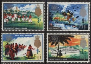 Fiji 229-232 (mlh set of 4) Int’l Tourist Year (1967)