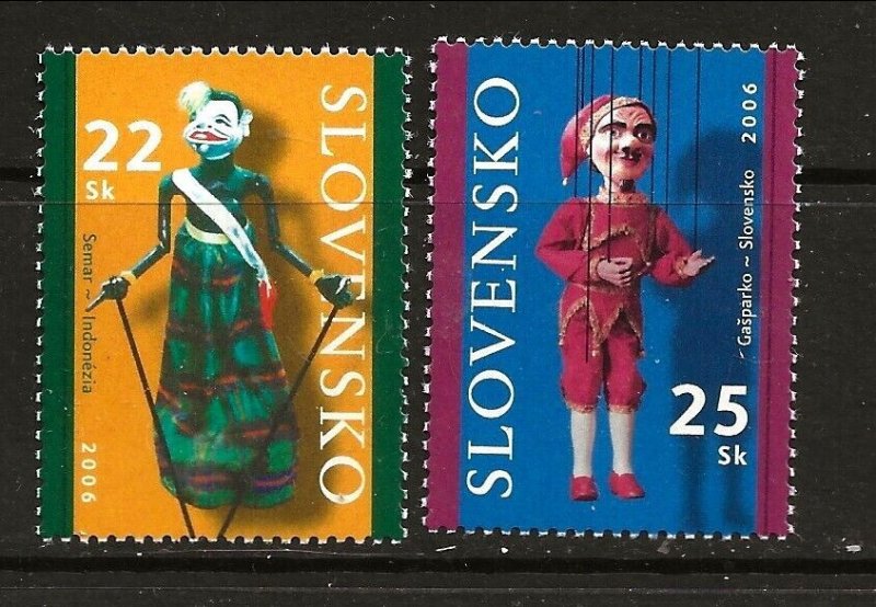 Slovakia Sc 506-7 NH of 2006 - Puppets 