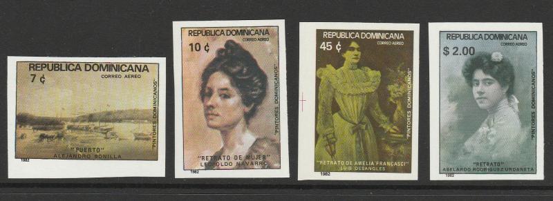 DOMINICAN REPUBLIC #C371-4 MINT NEVER HINGED CPT
