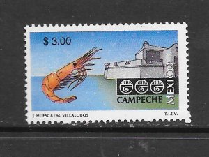 MEXICO #1967 TOURISM-CAMPECHE MNH