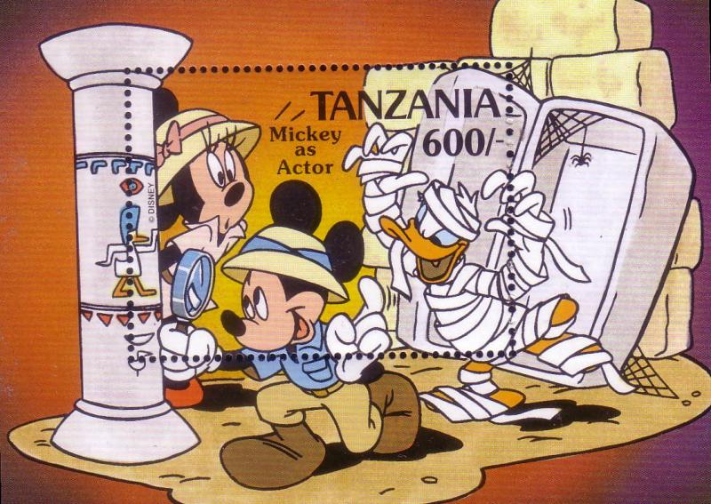 Tanzania SC# 697 MNH Mickey as an Explorer LA14