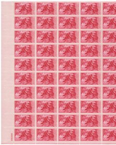 #1073 – 1956 3¢ Benjamin Franklin – MNH OG Sheet