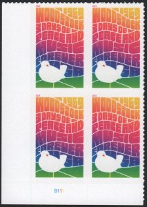 SC#5409 (55¢) Woodstock Plate Block: LL #B111 (2019) SA