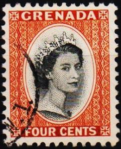 Grenada. 1953 4c S.G.196 Fine Used