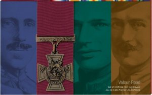 journey = VALOUR ROAD VICTORIA CROSS = SEALED Set of 3 FDCs Canada 2021