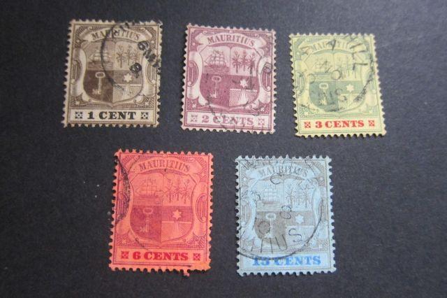 Mauritius SG 164-168 selected OurRef#w191