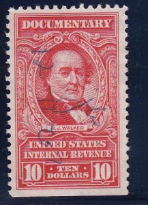 US #R677   Pen Cancel  