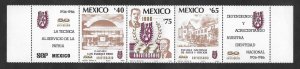 SE)1986 MEXICO, 50TH ANNIVERSARY OF THE POLYTECHNIC INSTITUTE, TECHNIQUE AT THE