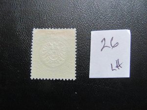 GERMANY 1872  HINGED  MI.NR. 26 LARGE SHIELD  SINGLE $40