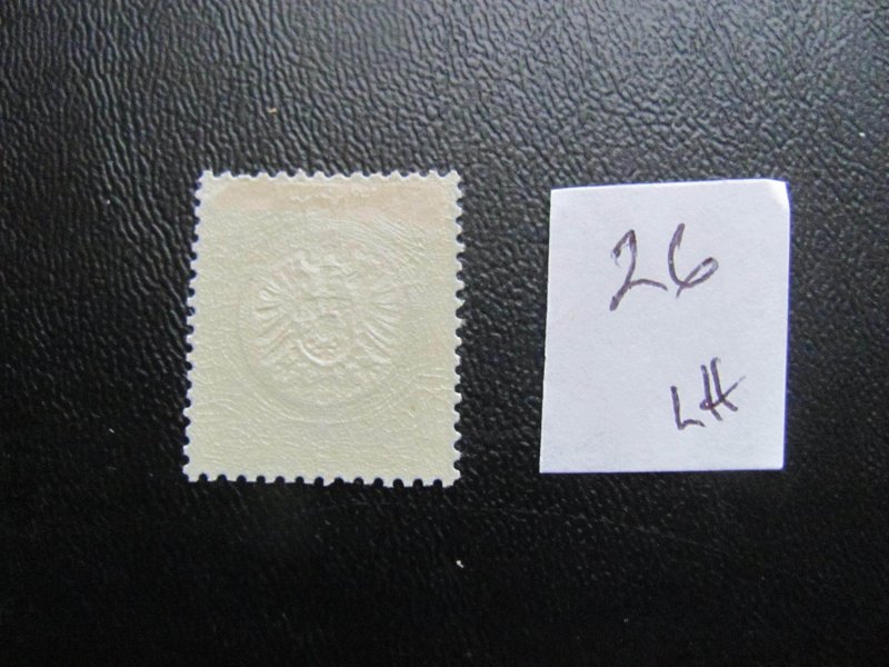 GERMANY 1872  HINGED  MI.NR. 26 LARGE SHIELD  SINGLE $40