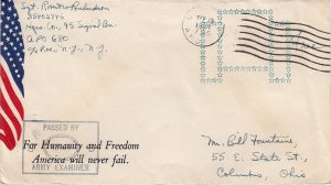 United States A.P.O.'s Soldier's Free Mail 1944 U.S. Army, A.P.O. 795 Khurram...