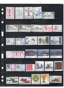 DENMARK COLLECTION ON STOCK SHEET MINT/USED