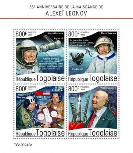 Z08 TG190242a TOGO 2019 Alexei Leonov MNH ** Postfrisch