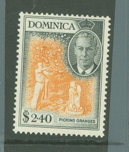 Dominica #136 Unused Single