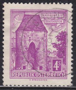 Austria 627 Vienna Gate, Hainburg 1960