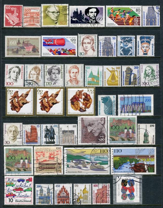 GR Lot 8653 Bundesrepublik Deutschland 1978-1993 Michel 990-1664 a few MNH mostl