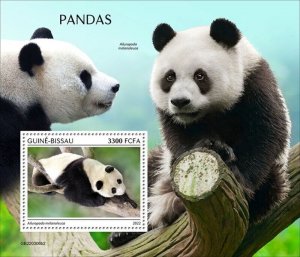 Guinea-Bissau - 2022 Giant Pandas - Stamp Souvenir Sheet - GB220306b2