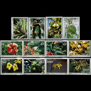 COMORO IS. 1977 - Scott# J6-17 Flowers Set of 12 NH