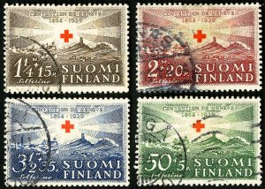 Finland Stamps # B35-8 Used Superb