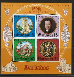 Barbados Scott 423a MNH Souvenir Sheet