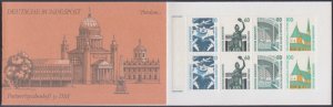 GERMANY Sc # 1530a MNH BOOKLET  - VARIOUS SITES and OBJECTS