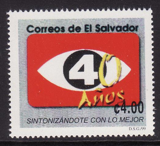 El Salvador #1505 F-VF Mint NH ** Television