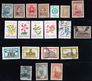 Argentina MiniLOT 20 Different Mostly Used