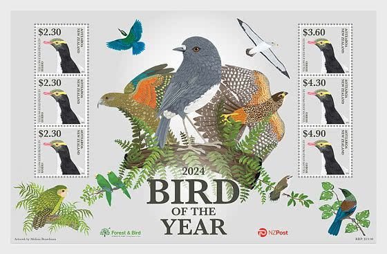 New Zealand / Nieuw-Zeeland - Postfris/MNH - Sheet Bird of the Year 2024