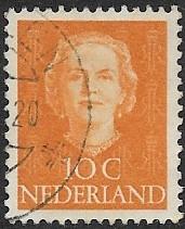 Netherlands - # 308 - Queen Juliana - 10ct - used (P4)