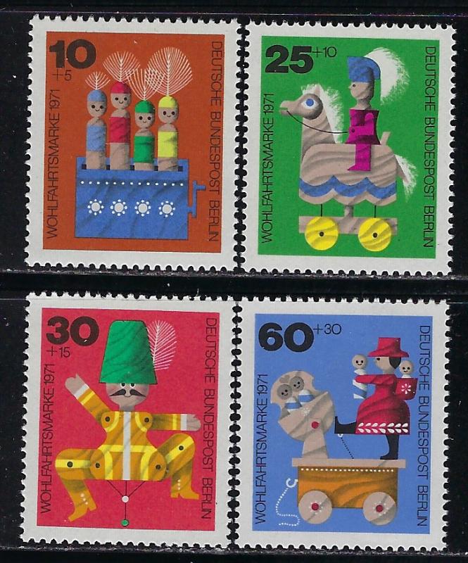 Germany Berlin Scott # 9NB83 - 9NB86, mint nh