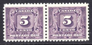 CANADA J9 PAIR OG LH L/M VF BEAUTIFUL GUM $50 SCV FOR TWO SINGLES #2