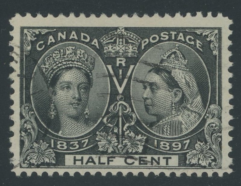 Canada 50 - Half cent Jubilee Issue - F/VF Used with light cancel and sound